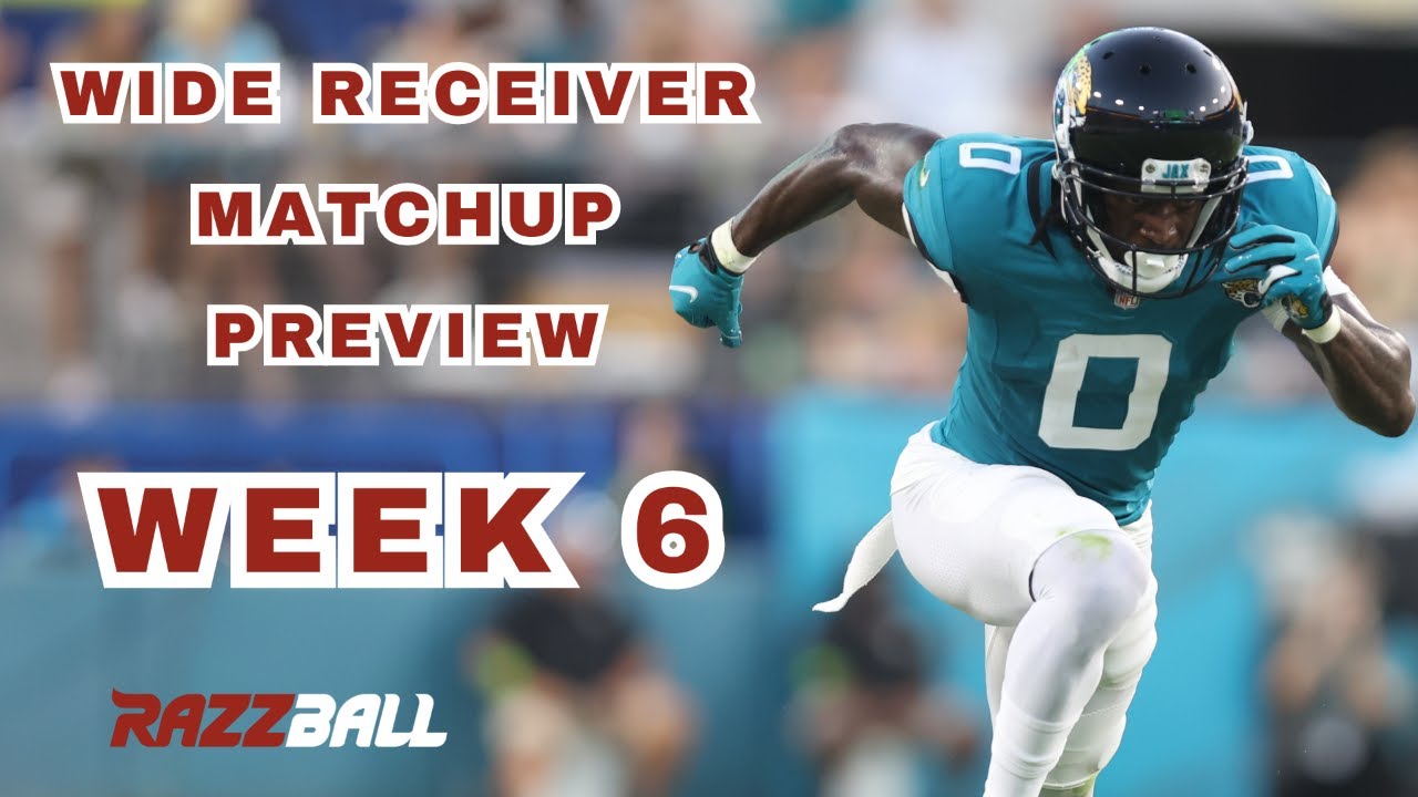 Top Fantasy Football Wide Receiver Matchups Week 6 YouTube