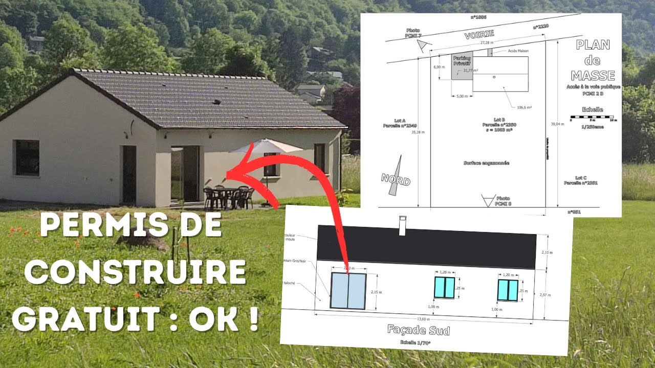 Faire ses Plans de Maison et déposer son Permis de Construire GRATUITEMENT