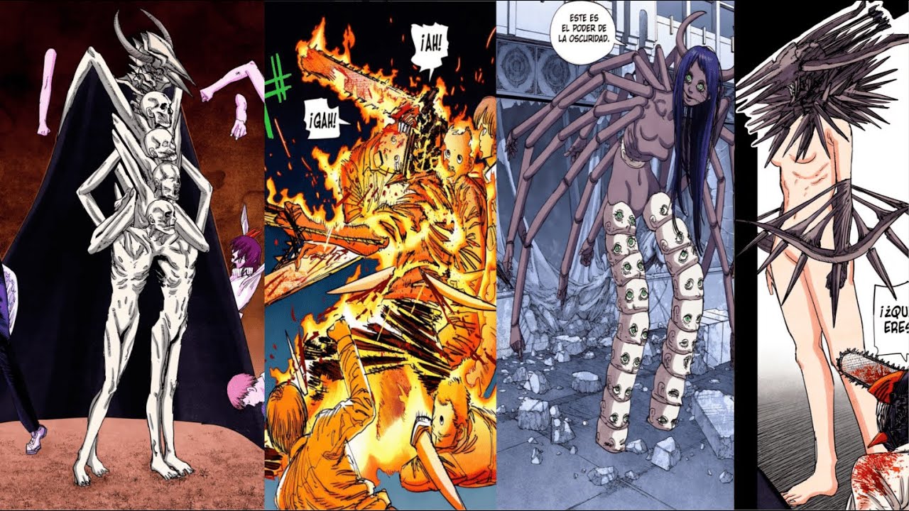 Denji "Chainsaw man" Vs Asesinos Internacionales "Santa Claus/Demonio De Oscuridad" FULL COLOR - MMV