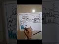 #Easy scenary drawing  youtube shorts