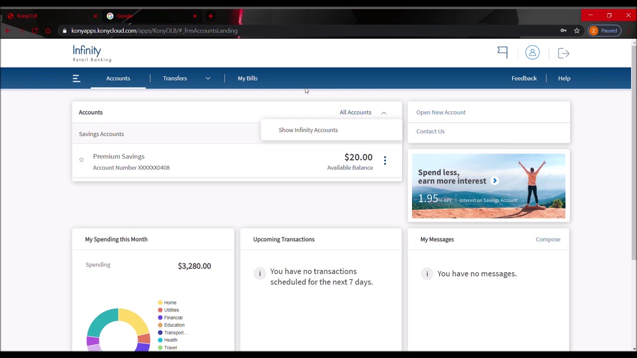 Temenos-Infinity: Kony DBX Online Retail Banking - YouTube