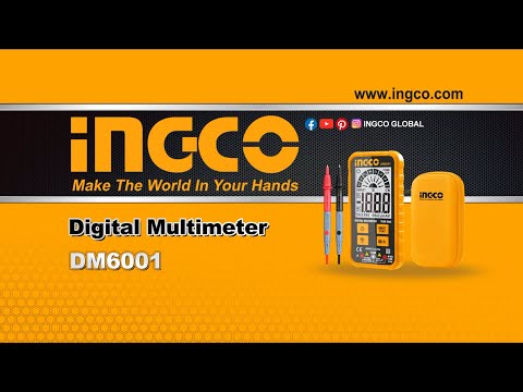 Ψηφιακό Πολύμετρο DM6001 Digital Multimeter INGCO