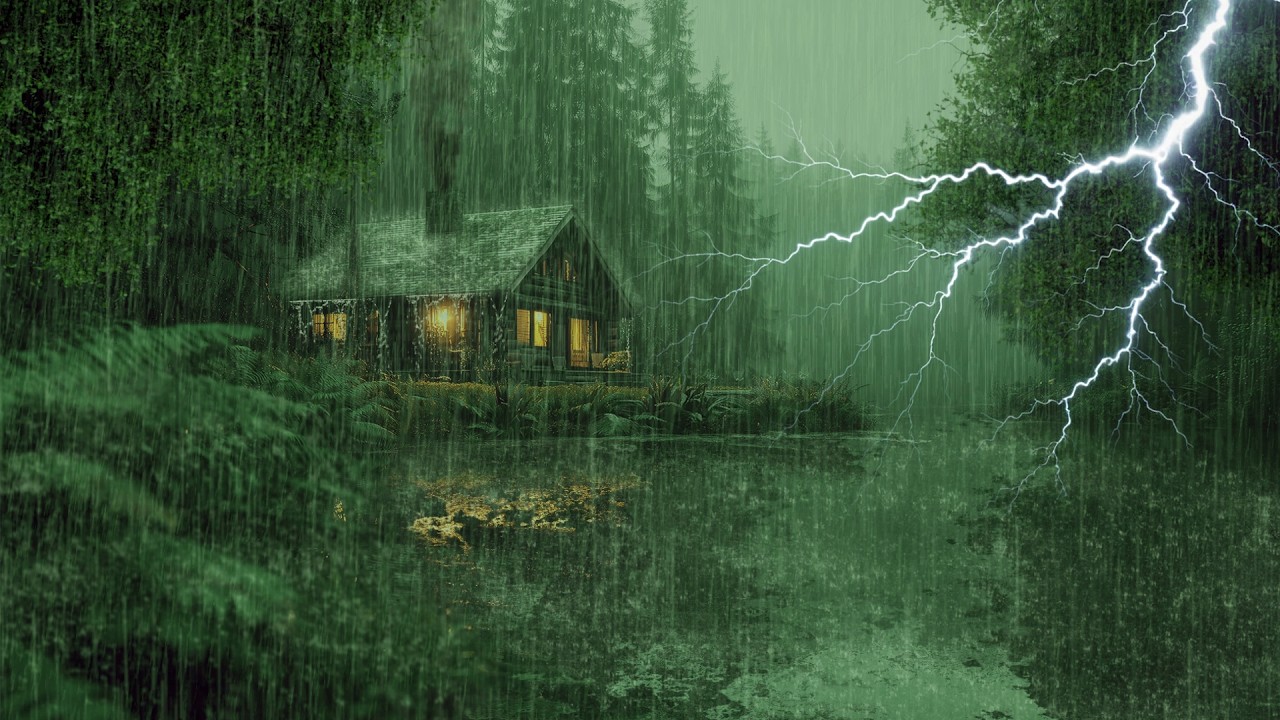 HEAVY RAIN AND THUNDER SOUNDS - DEEP SLEEP | Thunderstorm for Sleeping - Rain Sound Comfort #2