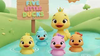Five little ducks went swimming one day | Nursery Rhymes For Toddlers l Smart kidz world _ Cocomelon