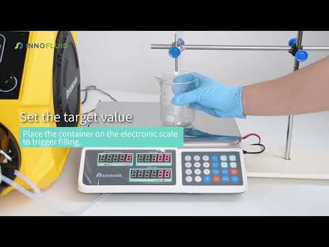 Explosion-proof pumps work with electronic scales to realize precise filling