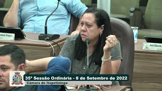 35ª Sessão Ordinária 2022