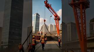 Massive Bridge Collapse During Lift Workers Run For Safety