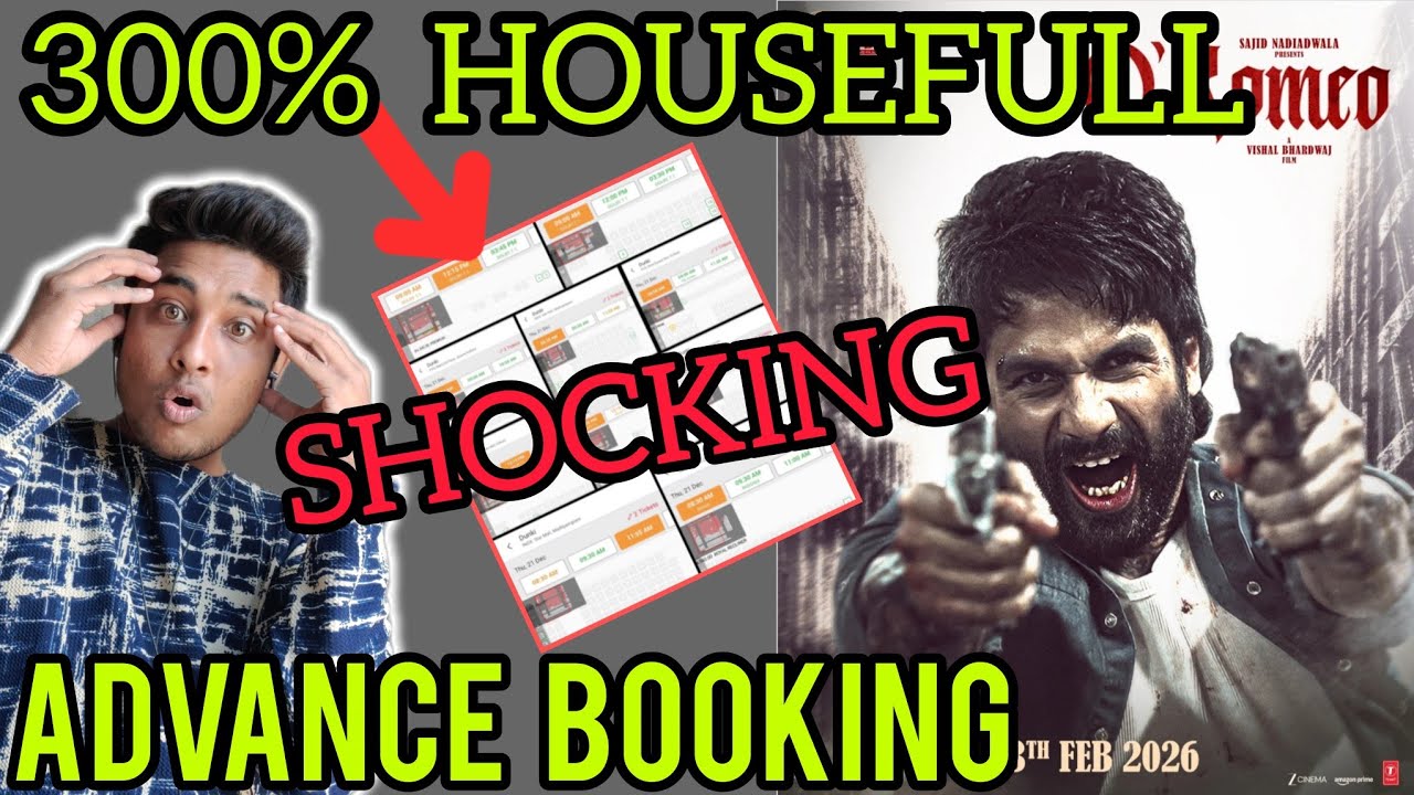 Rameo Day 1 Advance Booking Report 12 | O Romeo Movie Advance Booking Report | O Romeo Movie Update