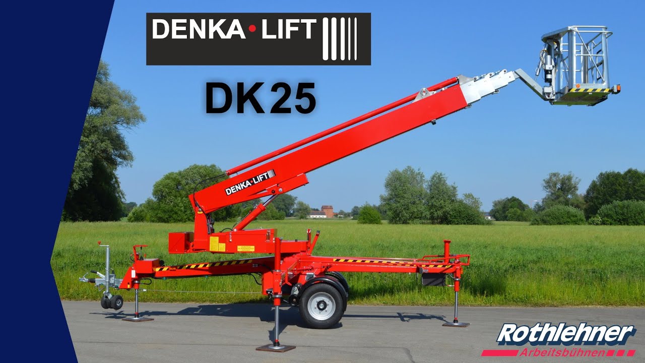 Denka-Lift DK25  Anhänger-Arbeitsbühne
