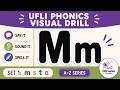 Letter M Phonics Practice | UFLI Phonics Visual Drill (Kindergarten)