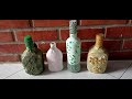 4   Ideas decoración de botellas vidrio/4 glass bottle decoration ideas#DIY#paravenderoregalar