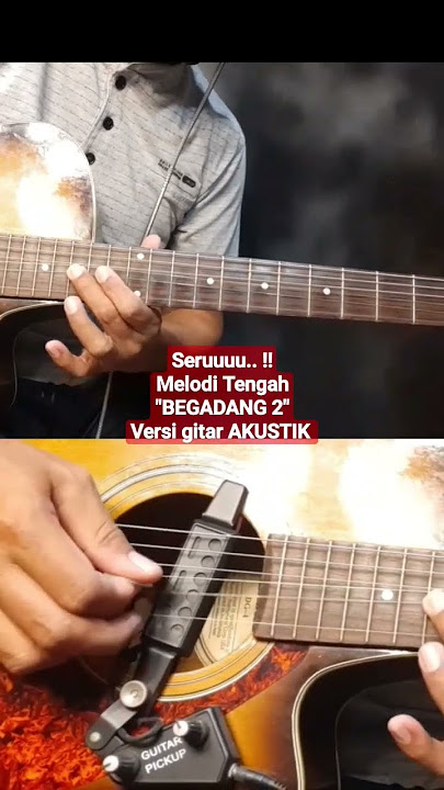 SERUUU... ‼️Melodi Tengah BEGADANG 2 Rhoma Irama, Versi gitar AKUSTIK ✅