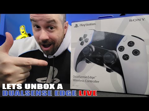 Lets Unbox a DualSense Edge Controller LIVE! - HTG - YouTube