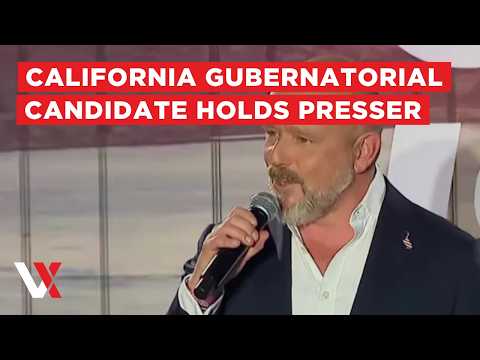 LIVE | California Governor Candidate Steve Hilton Holds News Conference | VERTEX
