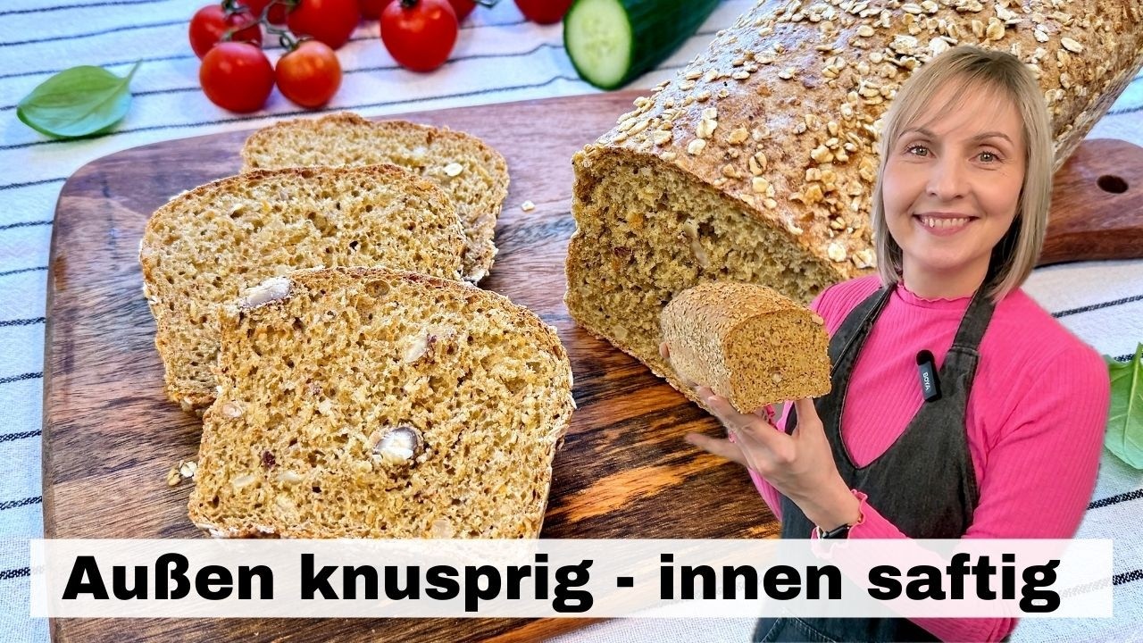 Dieses Brot ist unfassbar lecker & knusprig 🍞 - Thermomix® TM5/TM6/TM7