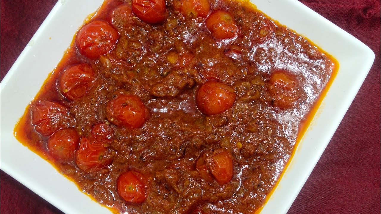 Cherry Tomato Gravy Baby Tomato Gravy YouTube