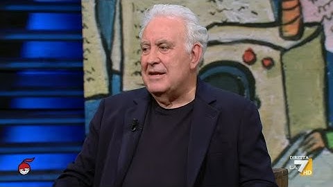 Michele Santoro a Dimartedì del 28 gennaio