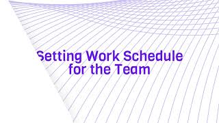 Setting Up Job Title, Role and Work Schedule | Weekviz