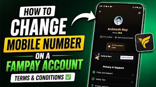 How to change Mobile number on a Fampay Account | Terms and conditions explained ✅