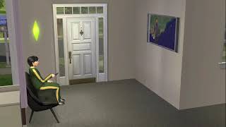 Sims 2 - Tv Falls Off The Wall