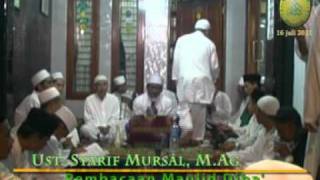 KH.DR. Syarif Mursal al batawie M.Ag pembacaan Maulid Diba'i