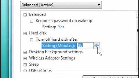 How to change advanced power plan settings for your computer in Windows 7
