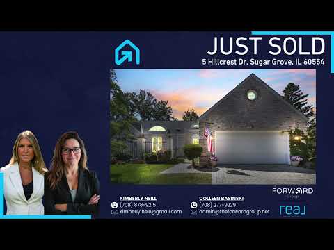 5 Hillcrest Dr, Sugar Grove, IL home video tour