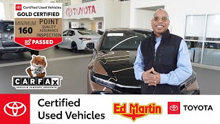 GOLD TCUV - Toyota Certified Used Vehicles at Ed Martin Toyota