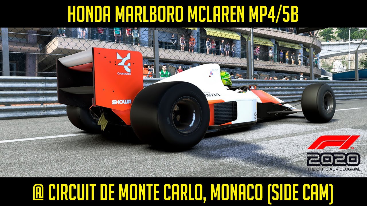 F1 Honda Marlboro Mclaren Mp4 5b Circuit De Monte Carlo Monaco Side Cam Youtube