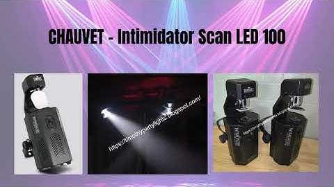 Jeux de lumière CHAUVET Intimidator Scan LED 100 (x2)
