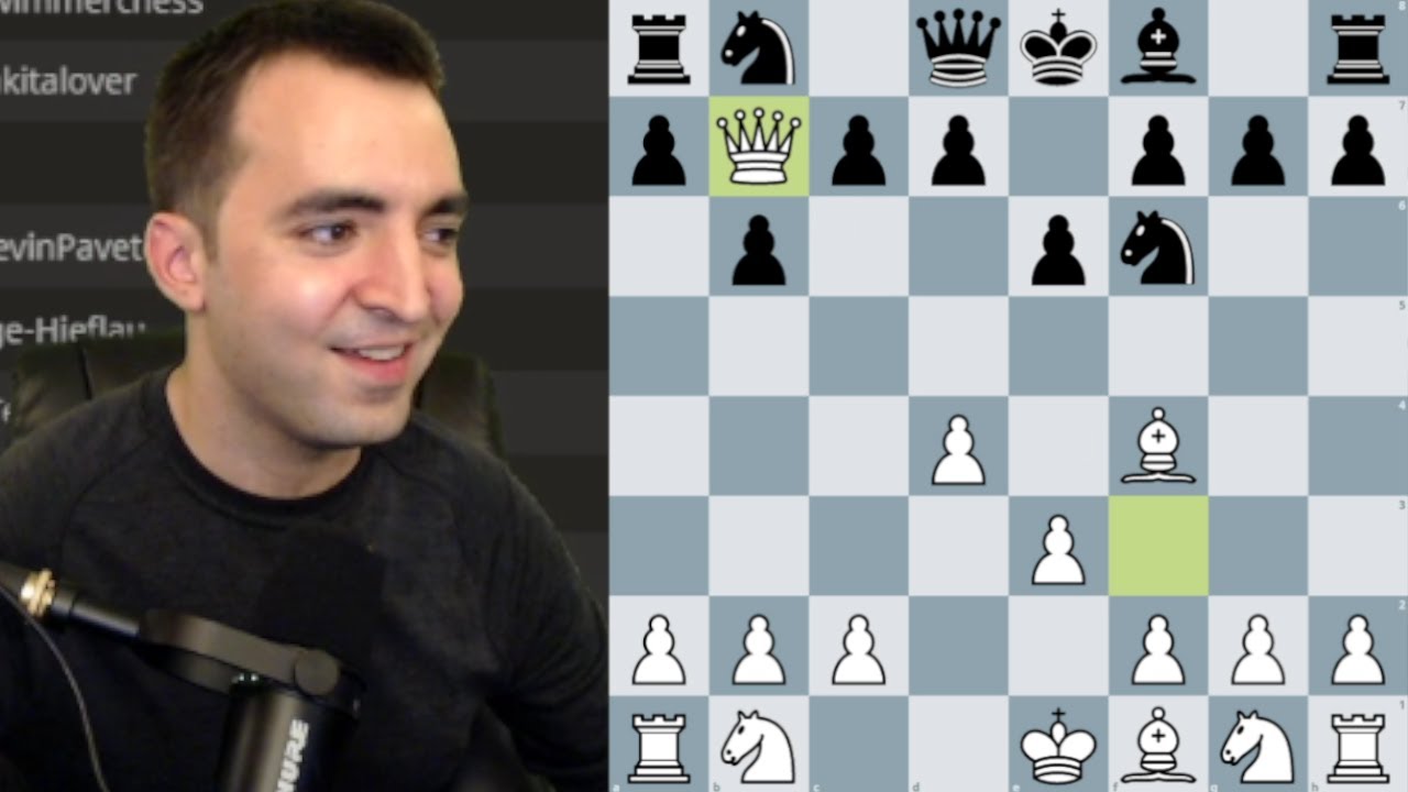 Eric Rosen casually beats a Grandmaster in 5 moves - YouTube