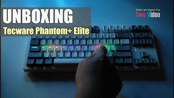 Tecware Phantom+ Elite 87 RGB Mechanical Keyboard Sound & RGB Sync Test