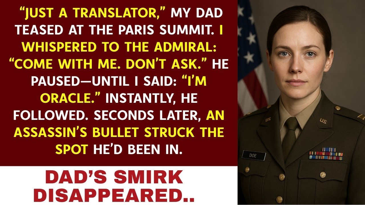 Dad Laughed At Me As “The Translator — Until My Call Sign saved  An Admiral from an Assassin