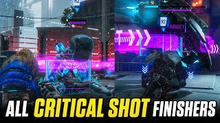 PRAGMATA - All Critical Shot Finishers &amp; BOSS Ending Finishers
