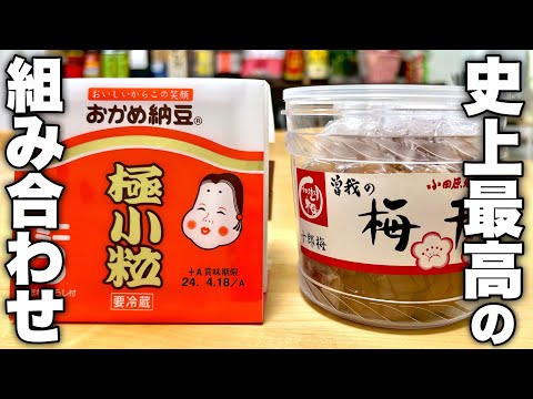【旨すぎる健康食】骨を支えるこれ以上の旨い飯が見つかりません。混ぜるだけ【梅しらす納豆】の作り方