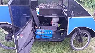 Четырехколесный веломобиль  Four-wheeled velomobile