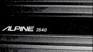 Rockford Fosgate Power T1693C on a Alpine 3540 Mini oldschool amp