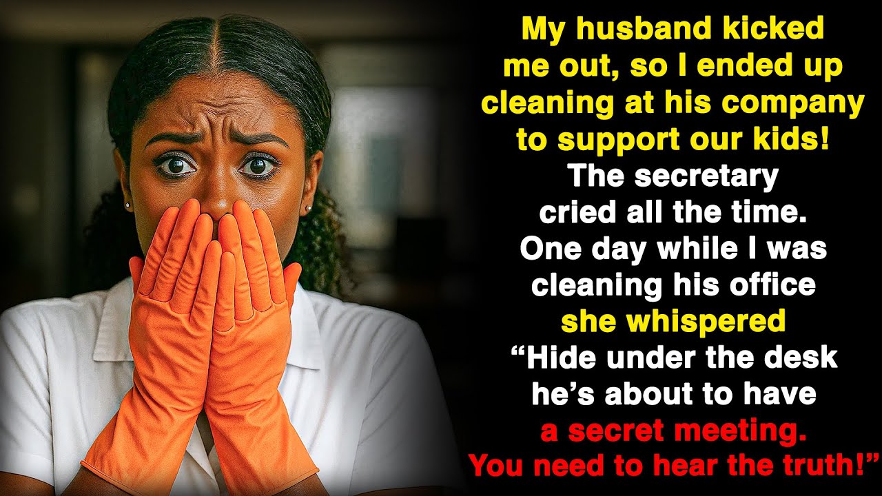 When my husband kicked me out, I started cleaning at his company. But one day...