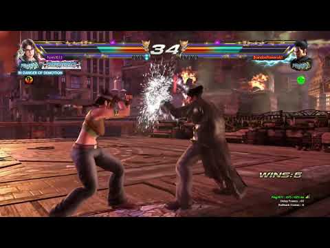Julia Demoted to Fujin VS Laggy Raijin Kazuya PS4 Version 5 Tekken 7 20230312113224