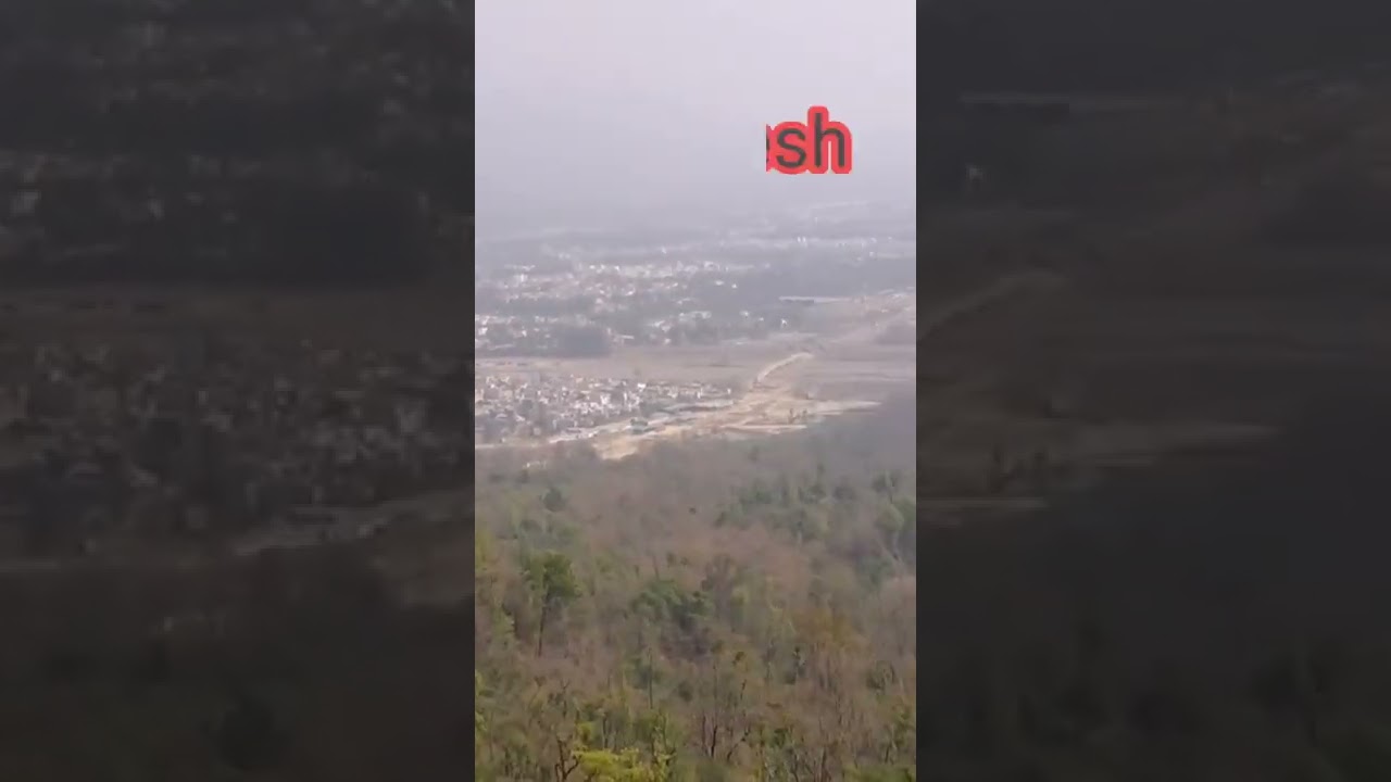 View of Rishikesh and Rajaji National Park from the hill / 2022 / 