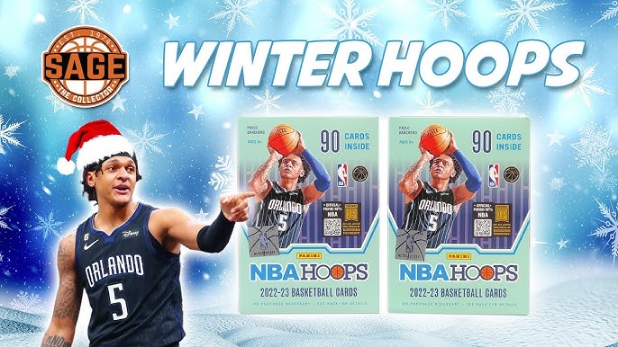  2022-2023 Panini NBA Hoops Basketball Trading Card Blaster Box  (80 Basketball Cards Inside)