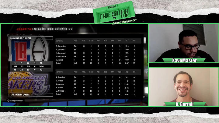 FROM THE SOFA CUP NBAK2k20 Tournament: Money Rodri...