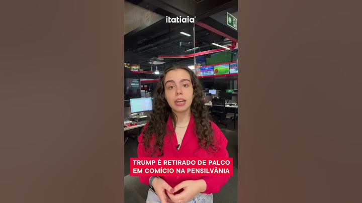 DONALD TRUMP É RETIRADO DE PALCO EM COMÍCIO DEPOIS DE BARULHO DE  TIROS | POR ANA CAROLINA GOMEZ