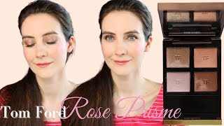 Using the new TOM FORD ROSE PRISME Eyeshadow Palette | Angela van Rose