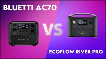 Bluetti AC70 vs EcoFlow River Pro Technical Comparison