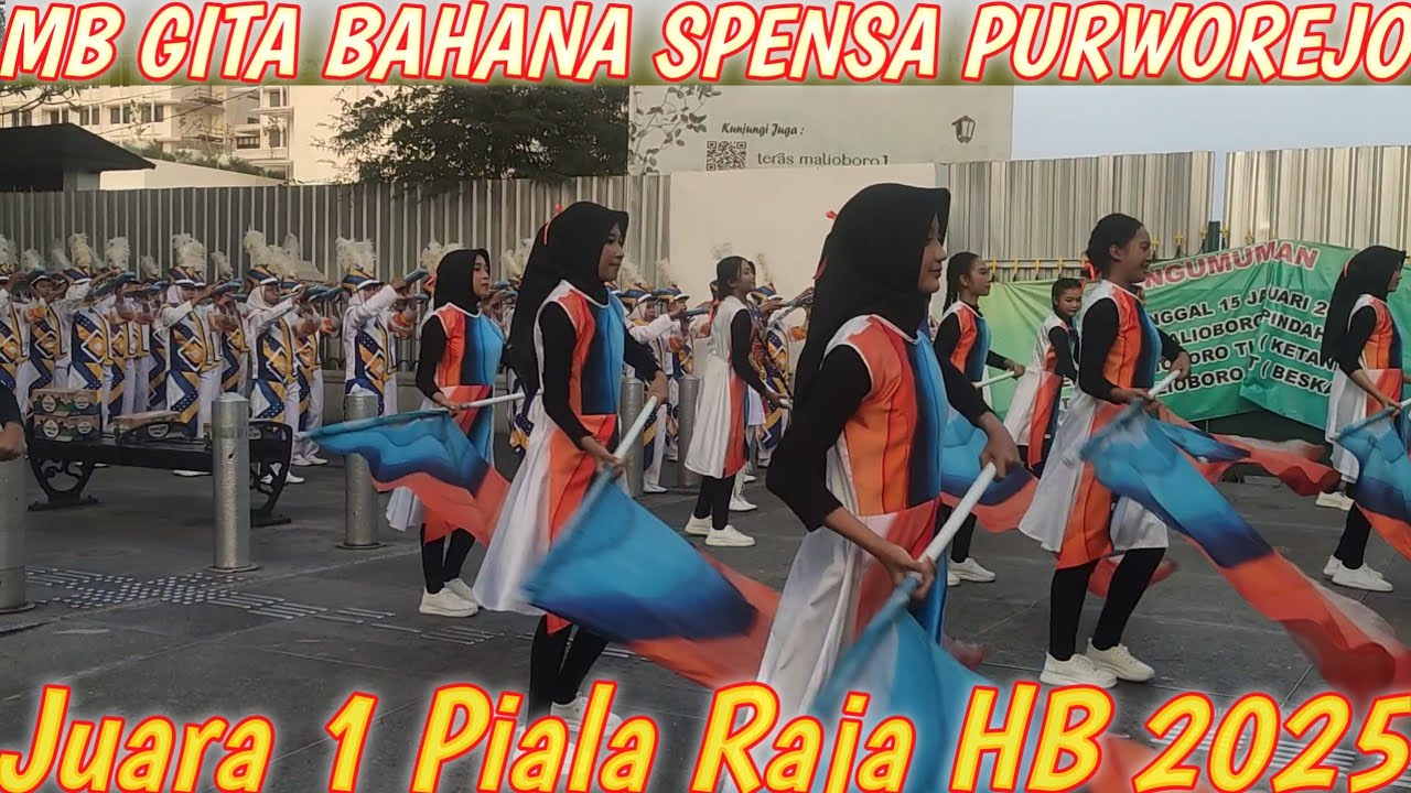 MARCHING BAND GITA BAHANA SPENSA PURWOREJO - JUARA 1 PIALA RAJA HB 2025
