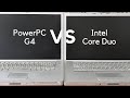 Je compare un Powerbook vs MacBook Pro