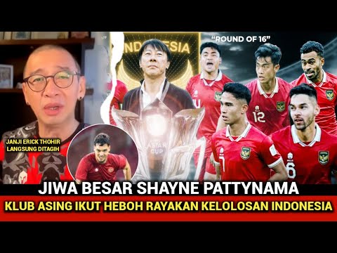 Timnas Indonesia 16 Besar, Reaksi Shayne Pattynama Bikin Takjub~Klub Asing Ikut Heboh Merayakan
