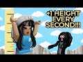 +1 Height Every Second in ROBLOX #roblox #robloxgames #youtubegaming #robloxroleplay
