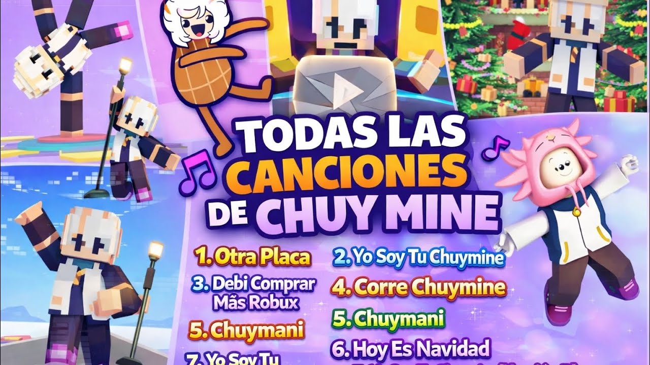 Todas las canciones de chuymine espero le guste